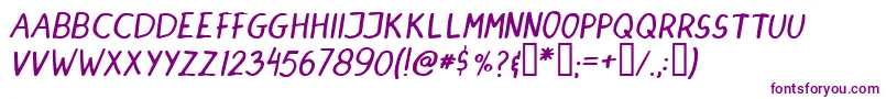 Lisätietoja DINSKI  -fontista DINSKI  -fontti – violetit fontit valkoisella taustalla