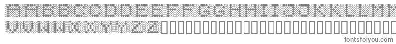 フォントDiodos – 白い背景に灰色の文字
