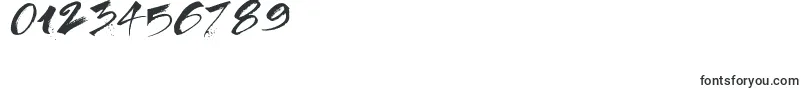 Direct du Gauche Font – Fonts for Numbers and Digits