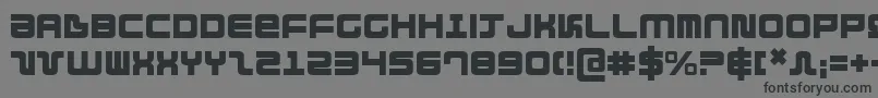 Шрифт direktor – чёрные шрифты на сером фоне