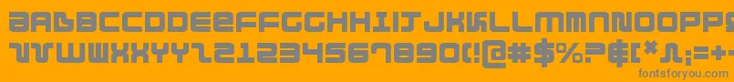 Шрифт direktor – серые шрифты на оранжевом фоне