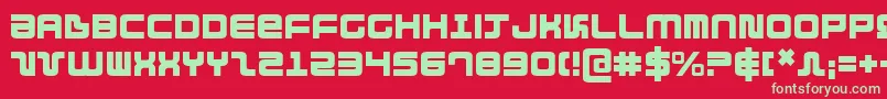 direktor Font – Green Fonts on Red Background