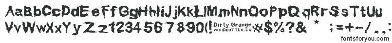 Dirty Grunge Font – Handwritten Fonts