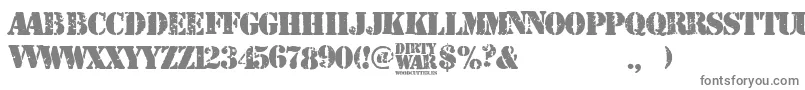 Dirty War Font – Gray Fonts