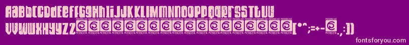More about DIRTYROCK FreeVesion Font DIRTYROCK FreeVesion Font – Pink Fonts on Purple Background