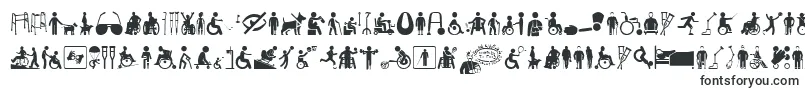 Шрифт DisabledIcons – шрифты для Adobe Indesign
