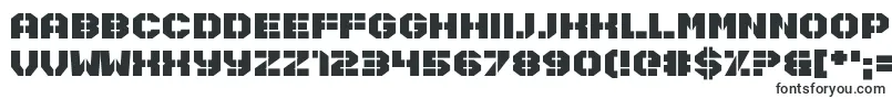 Disarmer Font – Stencil Fonts