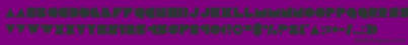 discodeck Font – Black Fonts on Purple Background