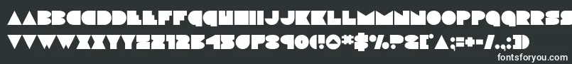 Шрифт discodeck – белые шрифты