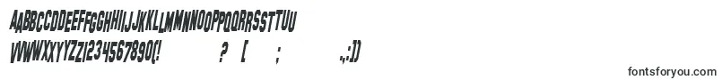 SfHollywoodHillsCondensedItalic Font – Three-Dimensional Fonts