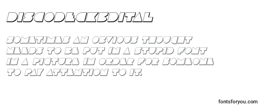 Шрифт Discodeck3dital (125160)