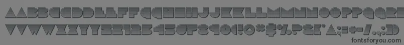 discodeckchrome Font – Black Fonts on Gray Background