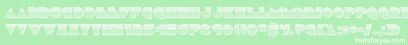 discodeckchrome Font – White Fonts on Green Background