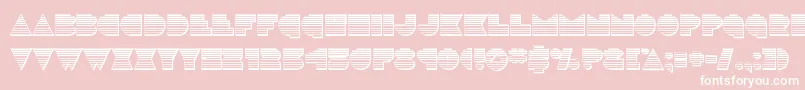 discodeckchrome Font – White Fonts on Pink Background