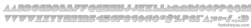 フォントdiscodeckchromeital – 灰色のフォント