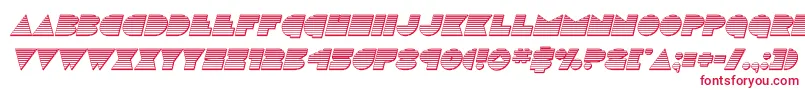 フォントdiscodeckchromeital – 赤い文字