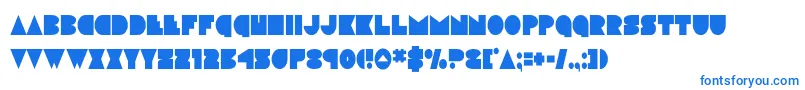discodeckcond-fontti – siniset fontit valkoisella taustalla