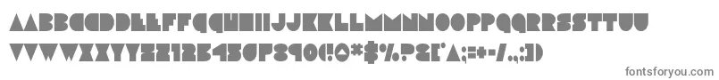 フォントdiscodeckcond – 白い背景に灰色の文字