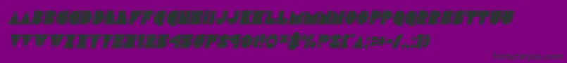 フォントdiscodeckcondital – 紫の背景に黒い文字