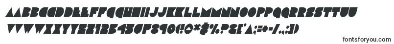 Шрифт discodeckcondital – трафаретные шрифты