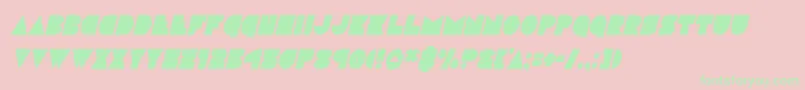 discodeckcondital Font – Green Fonts on Pink Background