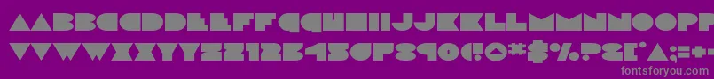 Police discodeckexpand – polices grises sur fond violet
