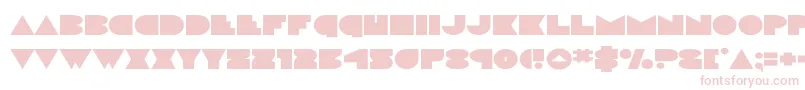 discodeckexpand Font – Pink Fonts on White Background