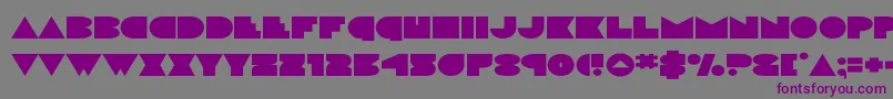 discodeckexpand Font – Purple Fonts on Gray Background