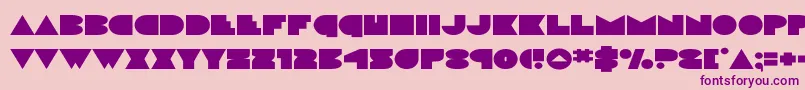 Шрифт discodeckexpand – фиолетовые шрифты на розовом фоне