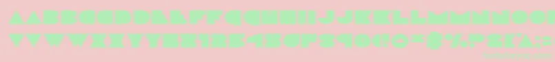 discodeckexpand Font – Green Fonts on Pink Background