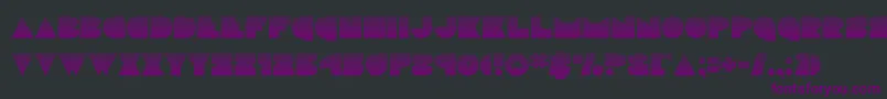 discodeckgrad Font – Purple Fonts on Black Background