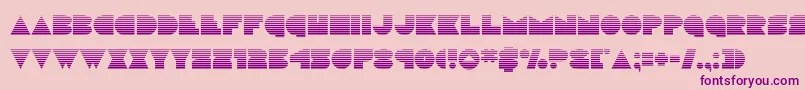 discodeckgrad Font – Purple Fonts on Pink Background