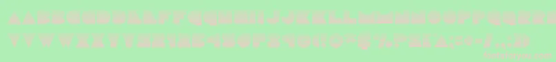 discodeckgrad Font – Pink Fonts on Green Background