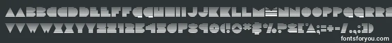 discodeckgrad Font – White Fonts on Black Background