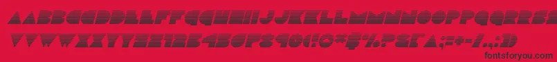 Police discodeckgradital – polices noires sur fond rouge