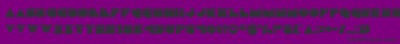 discodeckhalf Font – Black Fonts on Purple Background