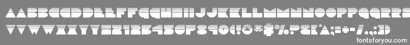 discodeckhalf Font – White Fonts on Gray Background