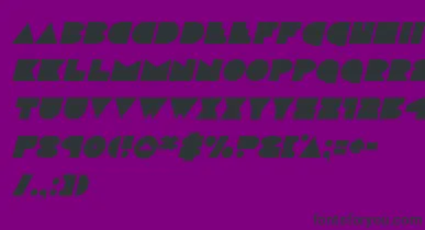 discodeckital font – Black Fonts On Purple Background
