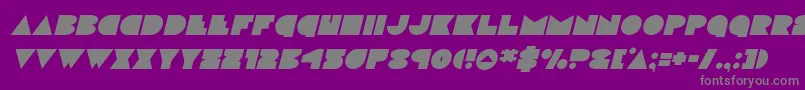 Czcionka discodeckital – szare czcionki na fioletowym tle