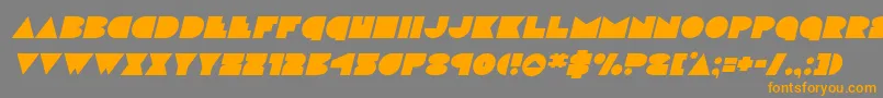 Lisätietoja discodeckital-fontista discodeckital-fontti – oranssit fontit harmaalla taustalla