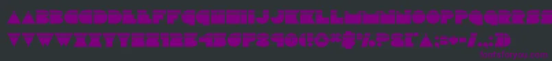 discodecklaser Font – Purple Fonts on Black Background