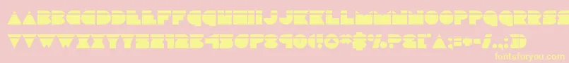 discodecklaser Font – Yellow Fonts on Pink Background