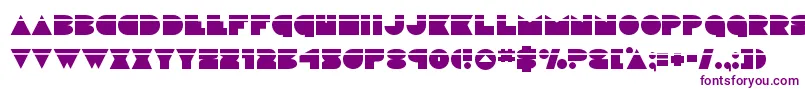 discodecklaser Font – Purple Fonts on White Background