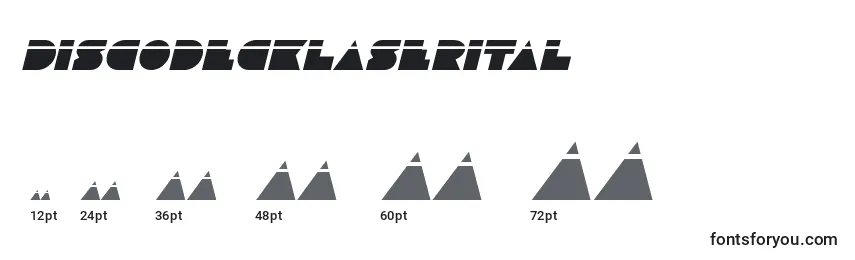 Discodecklaserital (125186) Font Sizes