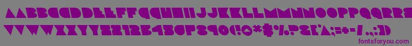 discodeckleft Font – Purple Fonts on Gray Background