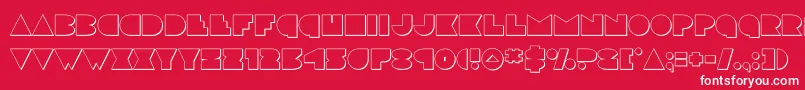 discodeckout Font – White Fonts on Red Background