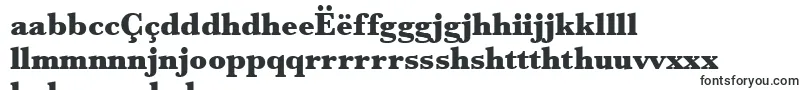 Czcionka Urwbaskertultbolnar – czcionki n'yanja