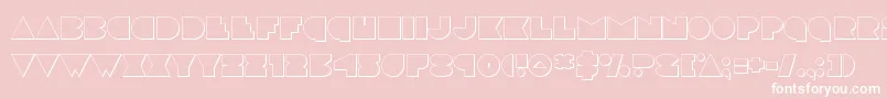 discodeckout Font – White Fonts on Pink Background