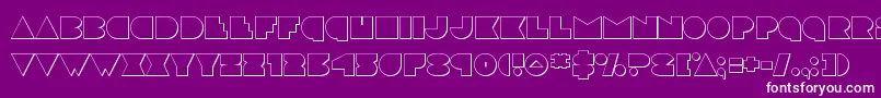 discodeckout Font – White Fonts on Purple Background