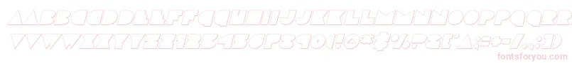 discodeckoutital Font – Pink Fonts on White Background